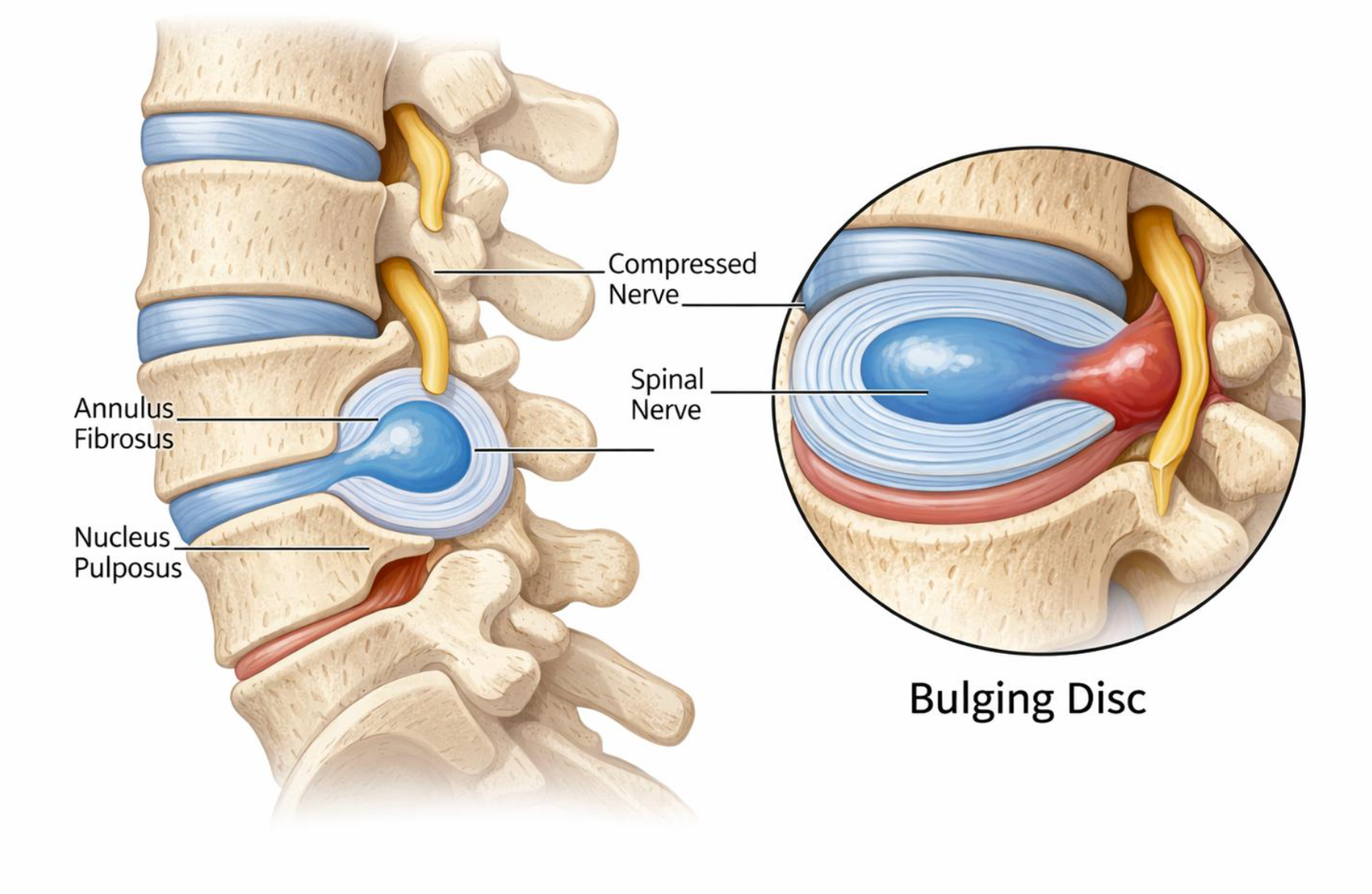 How to heal a bulging disc naturally